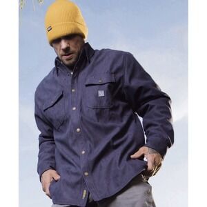 DIXXON Navy Blue Casual Button-Down Shirt